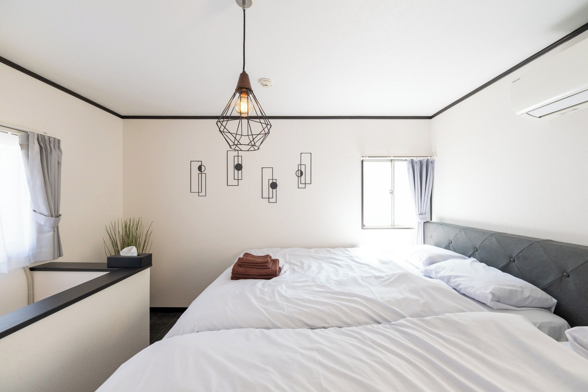 2 Schlafzimmer, Schreibtisch, kostenloses WLAN, Bettwäsche