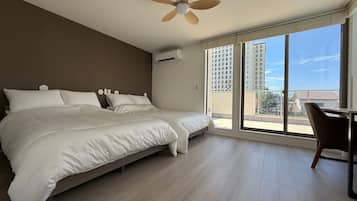 3 chambres, bureau, fer et planche à repasser, Wi-Fi gratuit