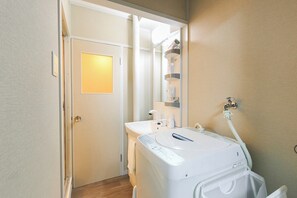 Hair dryer, towels