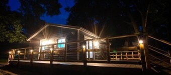 The Little Blue Cottage at School Section Lake