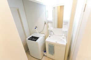 Hair dryer, towels