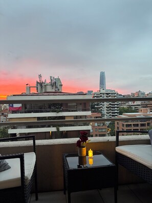 Property grounds - Apartment with VIP view to the mountain range, and Costanera Center. (Providencia)