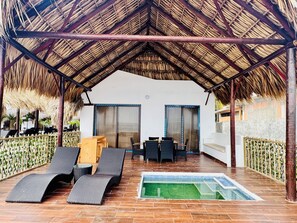 Bungalow familial, vue sur la mer | Accès au Wi-Fi (inclus)