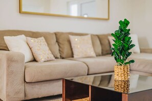 Smart-tv och en stereo