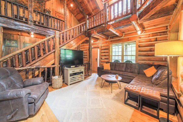 TV, fireplace, offices