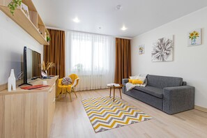 Living area - Oasis apartments near Botanic Garden (Astana)