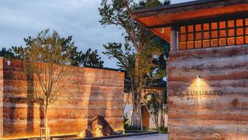 Façade de l’hébergement