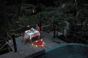 Couples dining