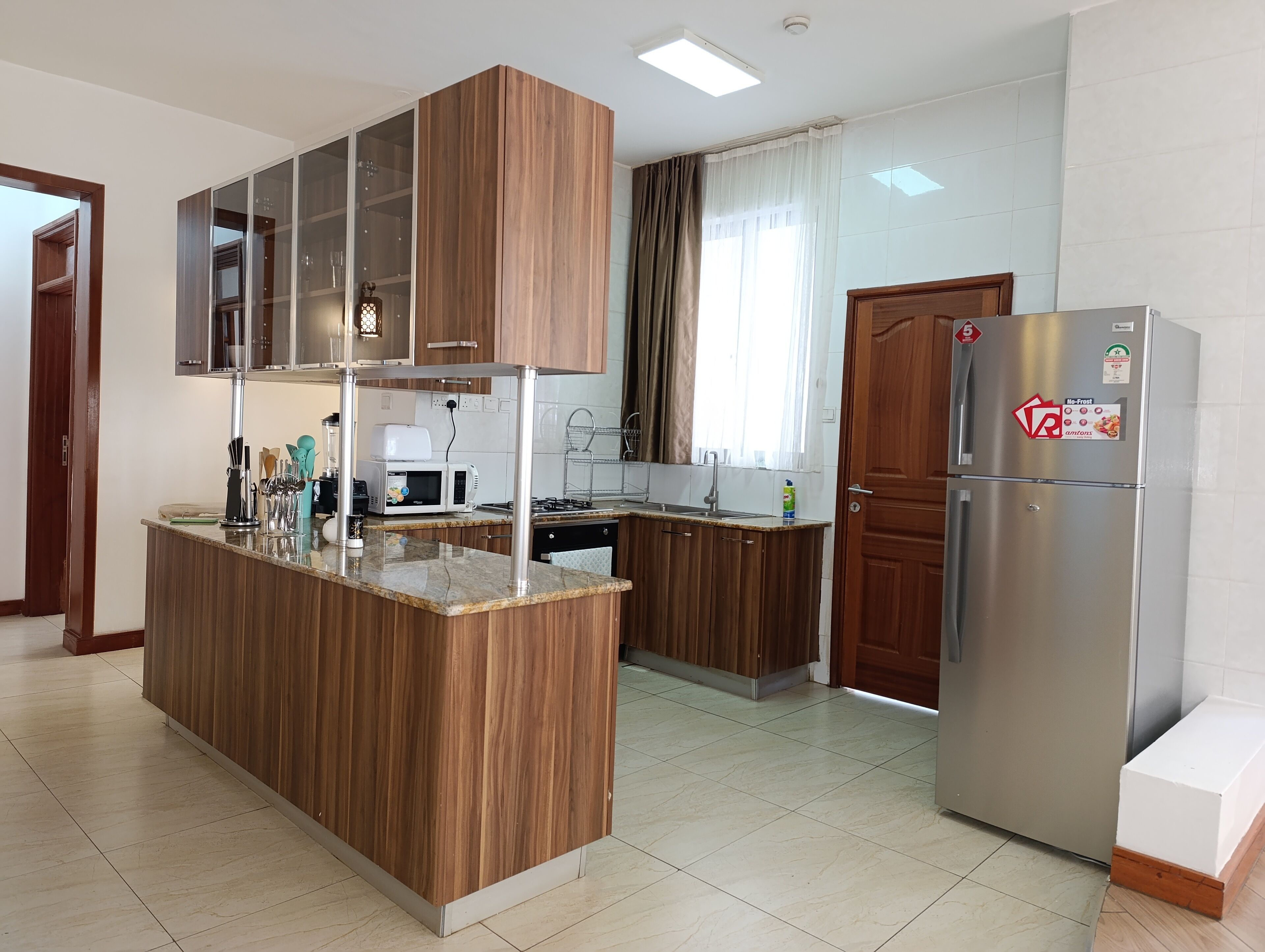 Comfort Apartment, City View | Private kitchen