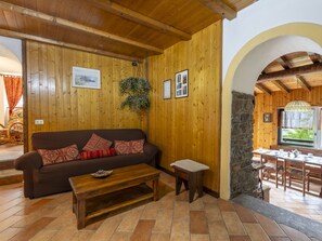 TV, caminetto