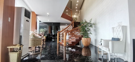 Staircase. Dancenter Boss Hotel Near Clark International Airport