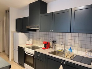 Fridge, microwave, stovetop, dishwasher - Dax Fontaine Chaude Center (Dax)
