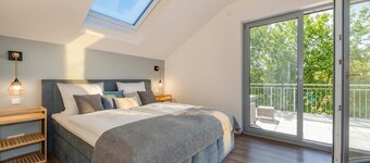 "Haffhus" Vacation Home with a Balcony, Terrace, and 2 Bathrooms - Modern Vacation Home
