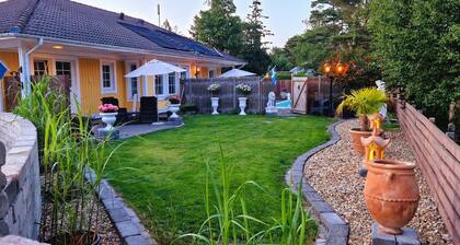 Beach near villa with pool