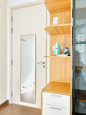 Apartment, Balcony, City View | Blackout curtains, iron/ironing board, free WiFi