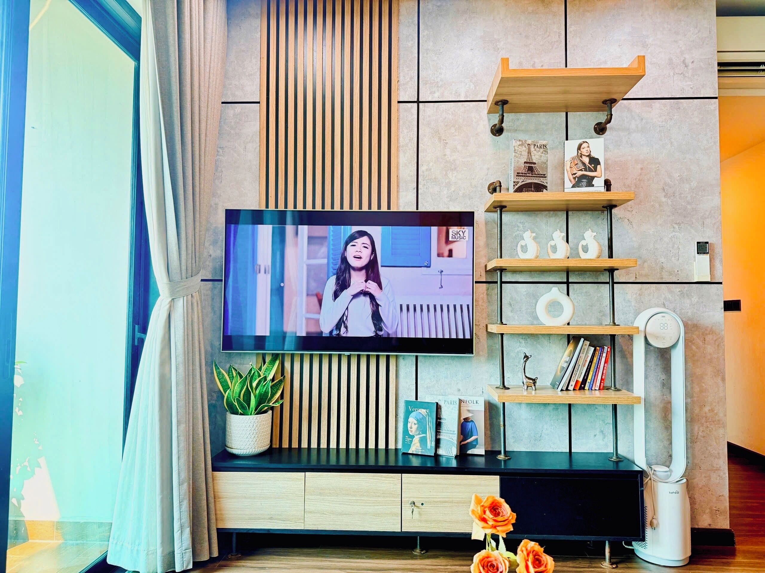 Blick von der Unterkunft