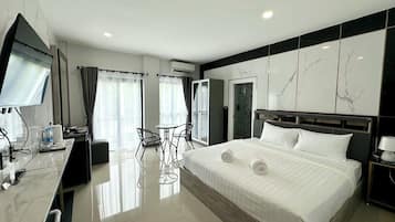Grand Superior Pool View Room with Balcony | In-room safe, free WiFi