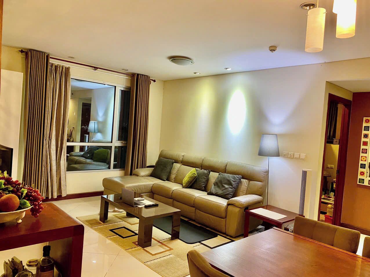 Classic Apartment, City View | Living area | 35-inch LED TV with cable channels