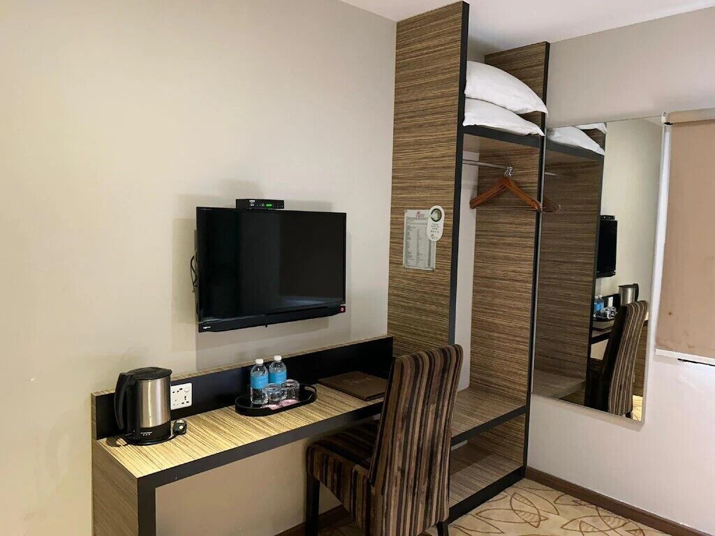 Habitación doble superior, 1 cama King size | Área de sala de estar