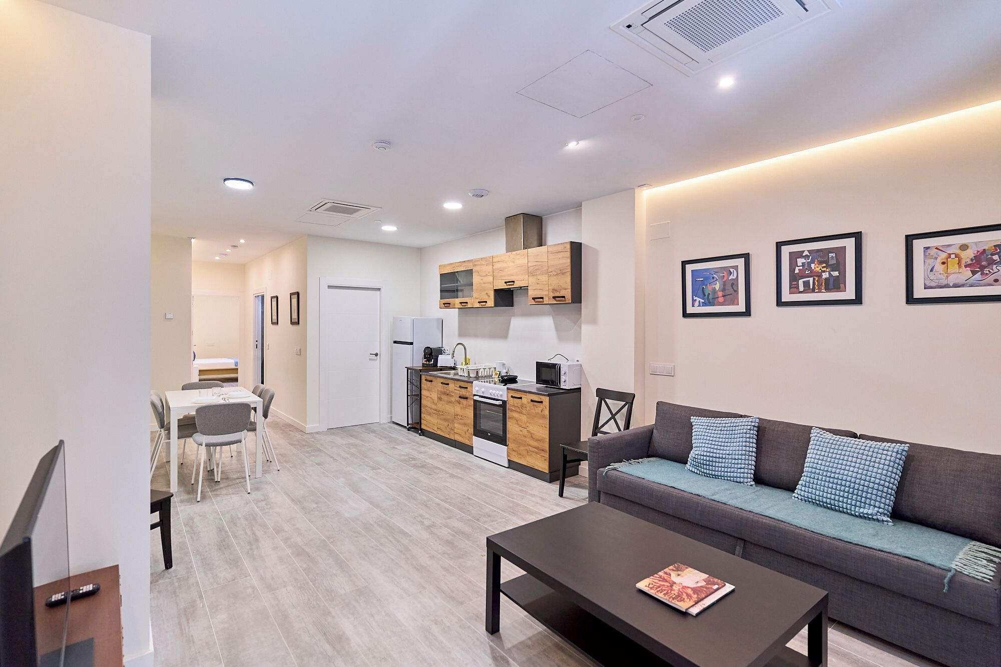 Apartment | Living area | 42-inch Smart TV with digital channels