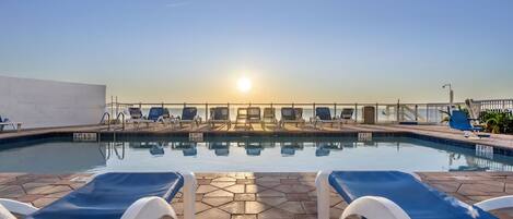 Una piscina climatizada