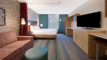 1 slaapkamer, een strijkplank/strijkijzer, gratis wifi, beddengoed