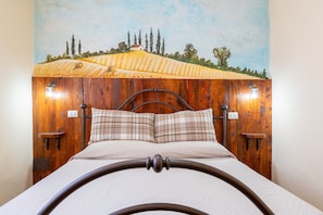 2 slaapkamers, een strijkplank/strijkijzer, wifi, beddengoed