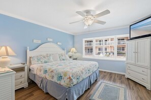2 bedrooms, iron/ironing board, WiFi, bed sheets - Beachfront Comfort w/ Pool, Patio & Steps to Flagler Avenue (New Smyrna Beach)