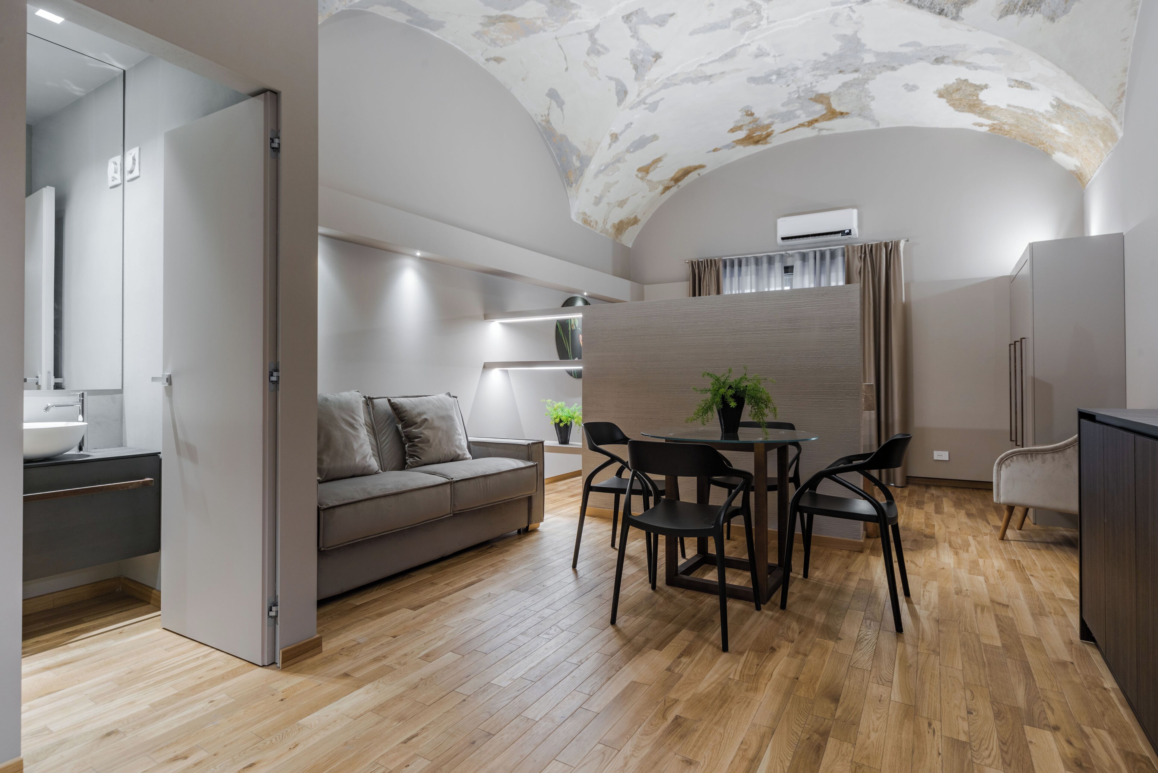 公寓 | 遮光窗簾/窗簾、隔音、熨斗/熨衫板、免費 Wi-Fi