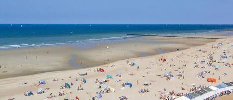 Perto da praia, prática de pesca