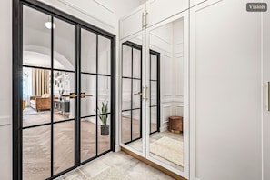 Deluxe appartement, uitzicht op stad | Woonruimte