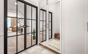 Appartement Deluxe, vue ville | Coin séjour