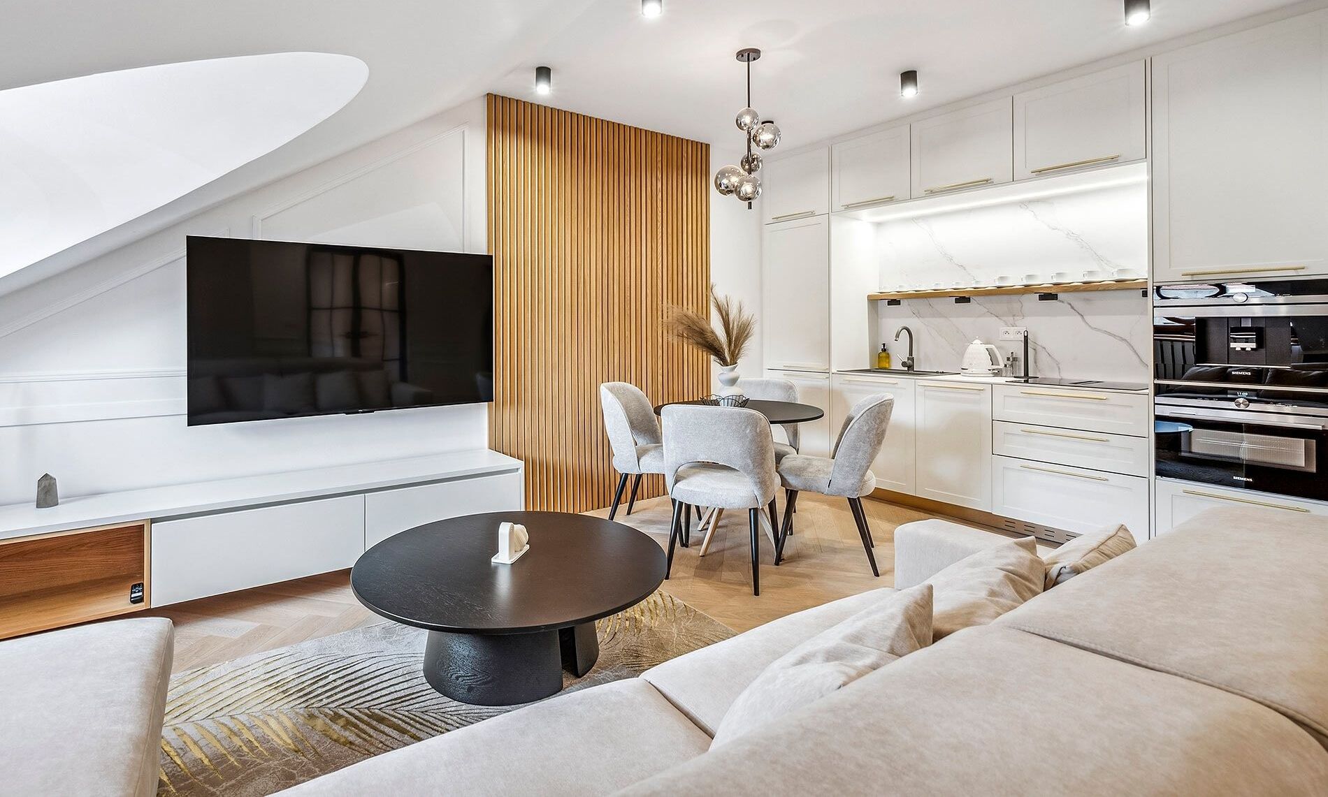 Appartement Deluxe, vue ville | Coin séjour