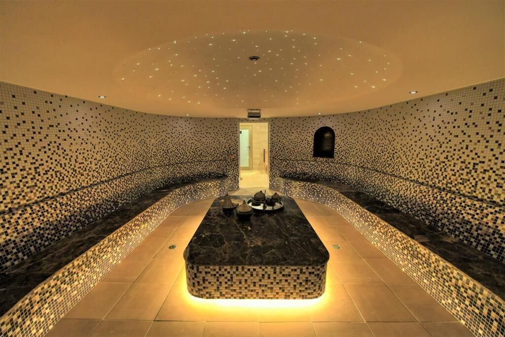 Turkish bath, hot stone massages, deep-tissue massages, sports massages