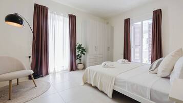 2 chambres, fer et planche Ă repasser, Wi-Fi gratuit, draps fournis