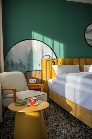 Comfort Double Room, 2 Single Beds | Desk, laptop workspace, iron/ironing board, free WiFi - Santa Christina (Świeradów-Zdrój)