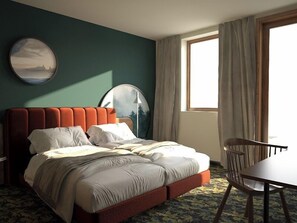 Comfort Double Room, Balcony, Mountain View | Desk, laptop workspace, free WiFi