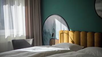 Comfort Quadruple Room, Balcony, Mountain View | Desk, laptop workspace, iron/ironing board, free WiFi