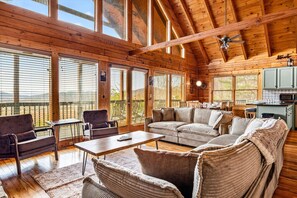 Smart TV, fireplace, table football