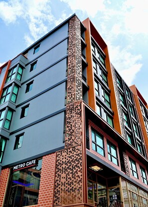 Voorkant van accommodatie