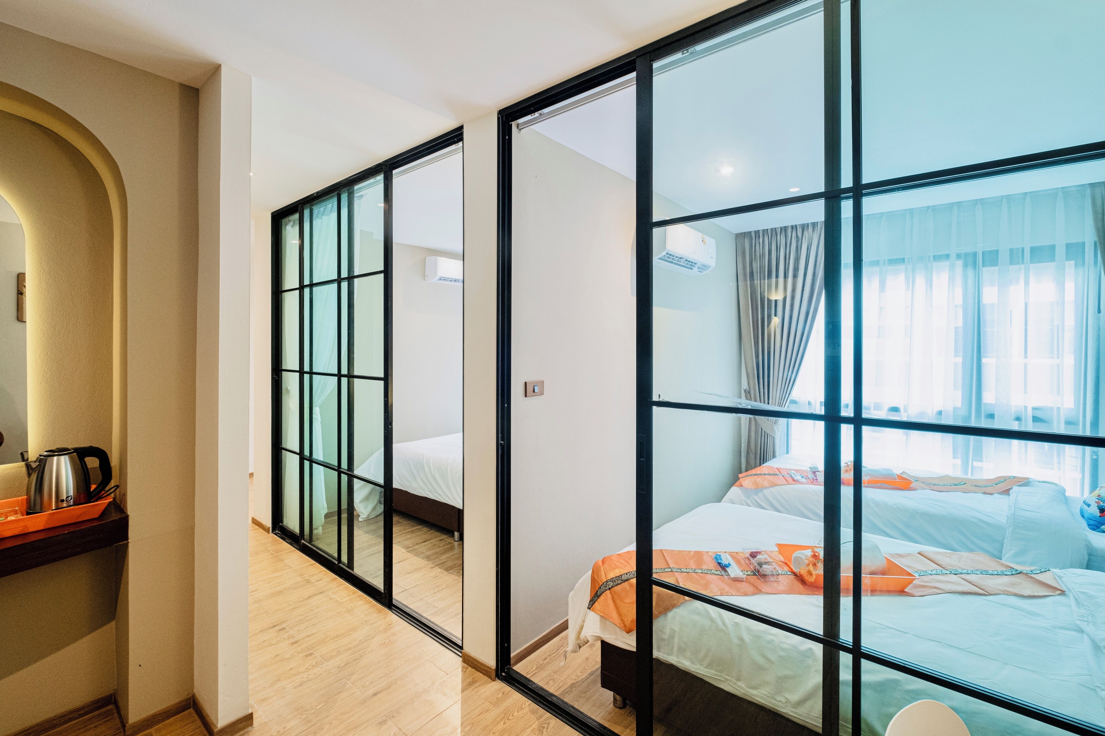 家庭客房 | 書桌、免費 Wi-Fi、床單