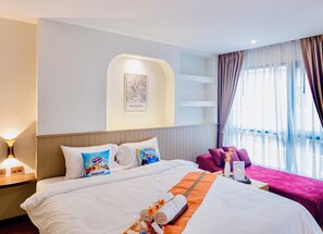 Kamar Double Deluks | Meja kerja, Wi-Fi gratis, dan seprai linen