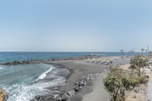 Aan het strand