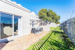 Comfort-Apartment, Terrasse, Gartenblick | Terrasse/Patio