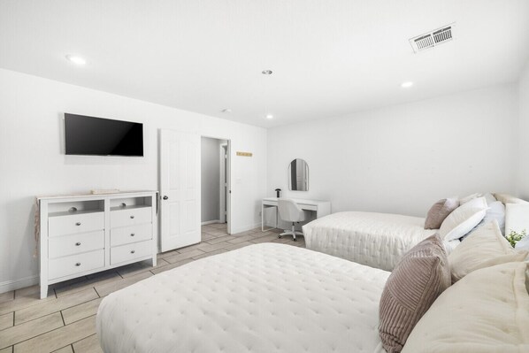 Desk, iron/ironing board, free WiFi, bed sheets