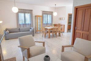 Apartment, 3 Bedrooms, Sea View | Iron/ironing board, free WiFi - Terra Ionian (Pyrgos)
