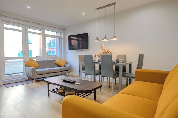 Apartment, 2 Bedrooms | Living area | Flat-screen TV - Beauchamp House by Covstays (Coventry)