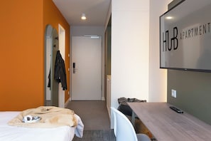 Basic Double Room | In-room safe, blackout drapes, soundproofing, free WiFi