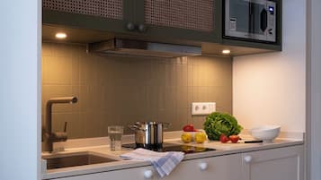Classic-Apartment | Eigene Küche | Kühlschrank, Mikrowelle