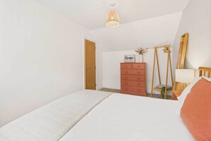 2 bedrooms, iron/ironing board, travel crib, WiFi